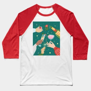 Christmas Cheers Baseball T-Shirt